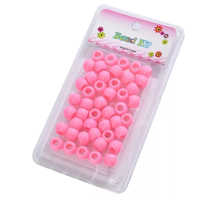 Light Pink Hair Beads 40PC - Sassy Princess Collection